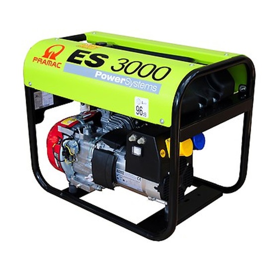 Pramac ES3000 Portable Generator, Superb  Long Run Generator with Honda Power. Gallery Image