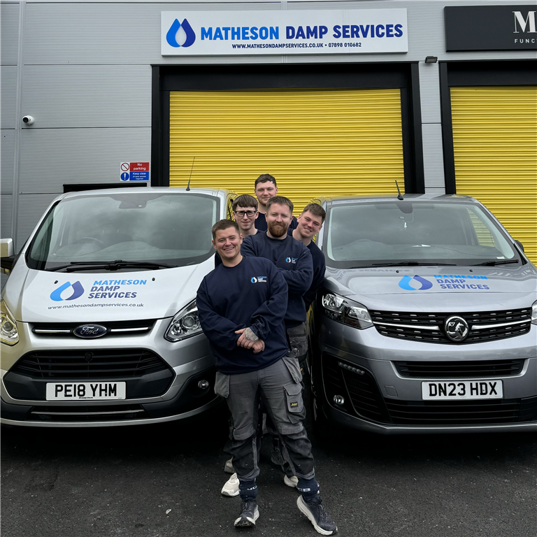 Our team outside our Industrial Unit in Paisley. Gallery Image