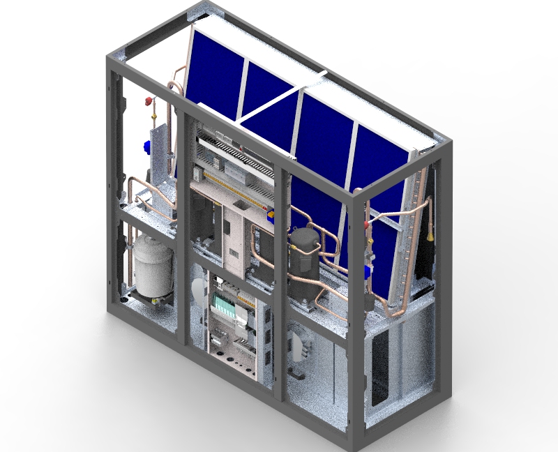 IN RACK chiller, 3d cad model Gallery Image