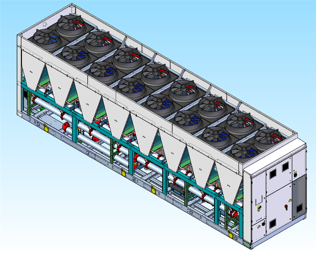 Chiller CAD model, 3D design Gallery Image