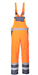 Hi Vis Bib and Brace - waterproof - unlined - Orange/Navy - Portwest S488 Gallery Thumbnail