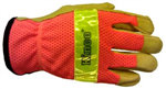 Kinco® 909 Pigskin Mesh Back Safety Gloves are a hi-vis, unlined, mesh back glove made from grain pigskin leather. Gallery Thumbnail