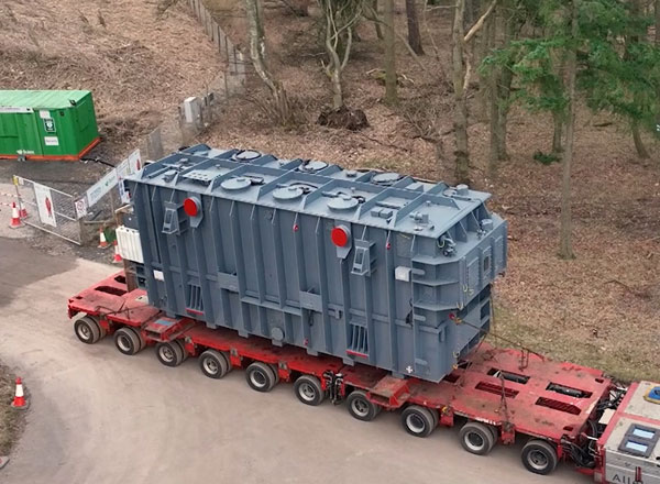 120 Tonne Transformer Unit Delivered To Alyth Substation Scotland Construction News